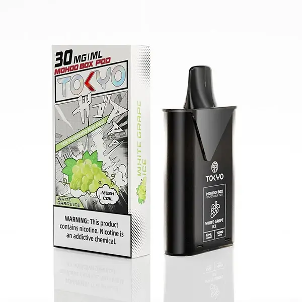 東京魔盒白葡萄口味煙彈|清爽冰白葡萄電子煙:圖片 2