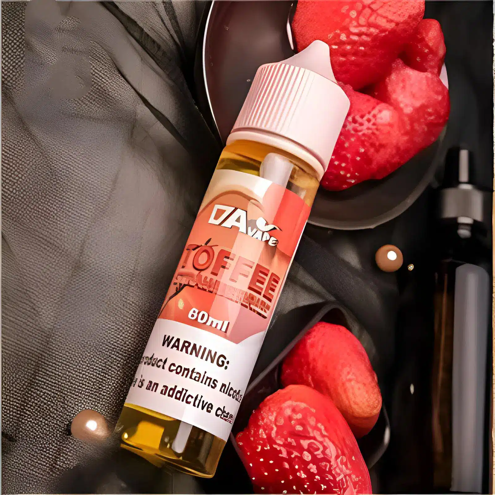 DAVAPE TOFFEE STRAWBERRIES 菸油|草莓太妃糖口味|30ML/60ML(0/30mg):圖片 2